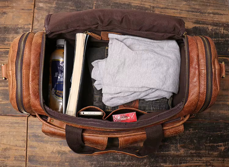 Vintage Full-Grain Weekender