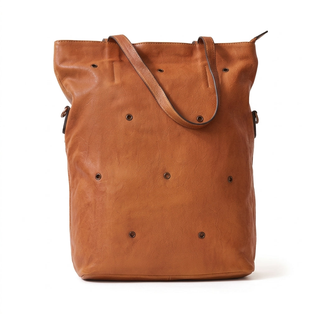 Cowhide leather tote bag by Cortfashion