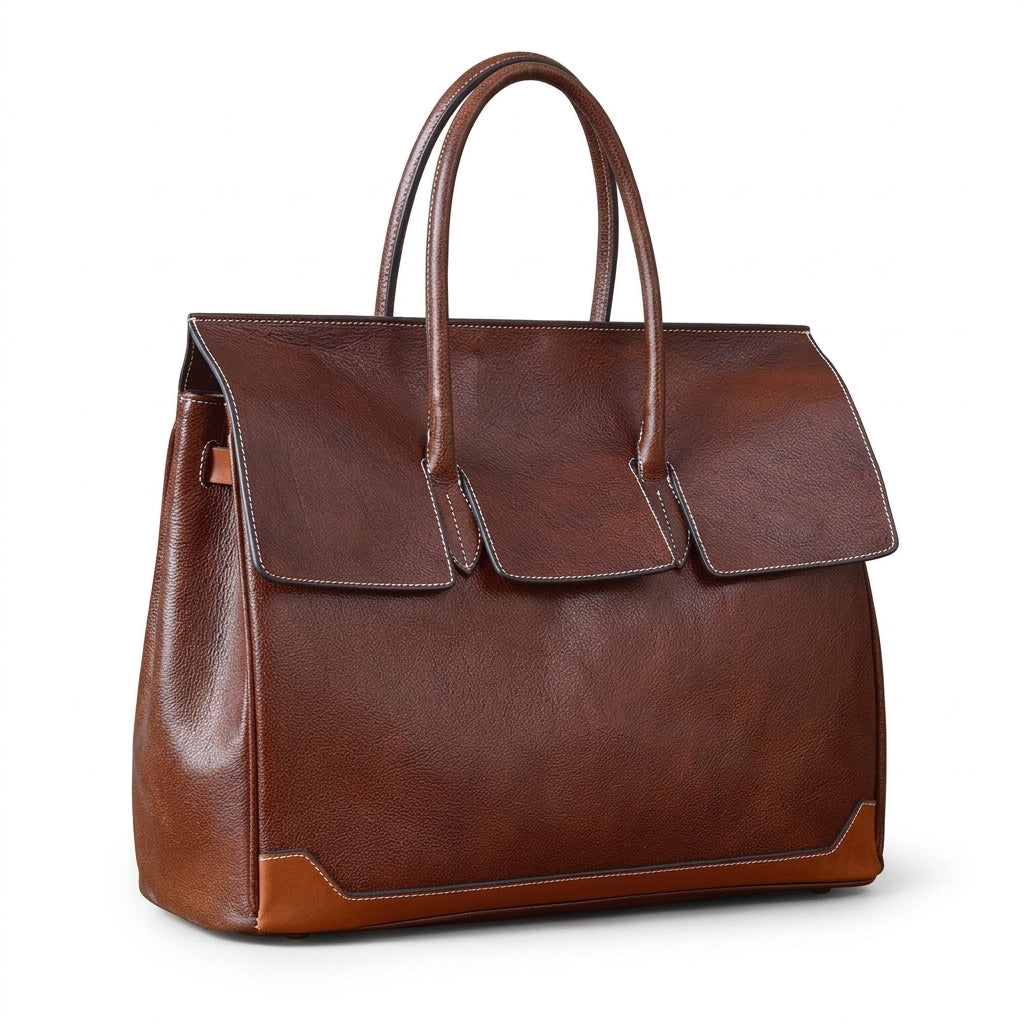 Atlas leather business bag by Cortfashion