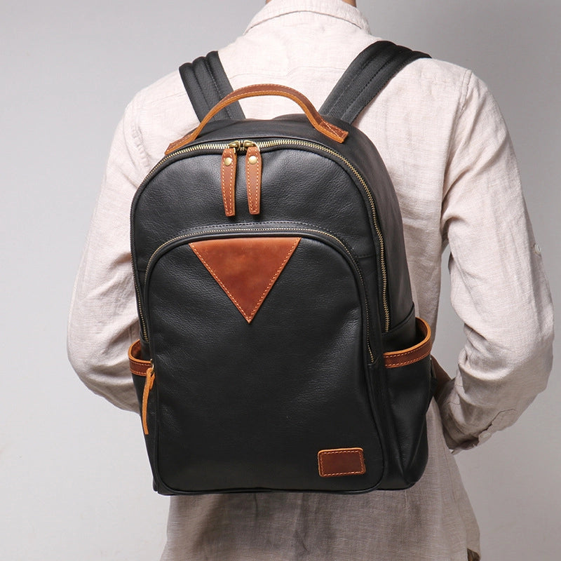 Modern Heritage Full-Grain Leather Laptop Backpack