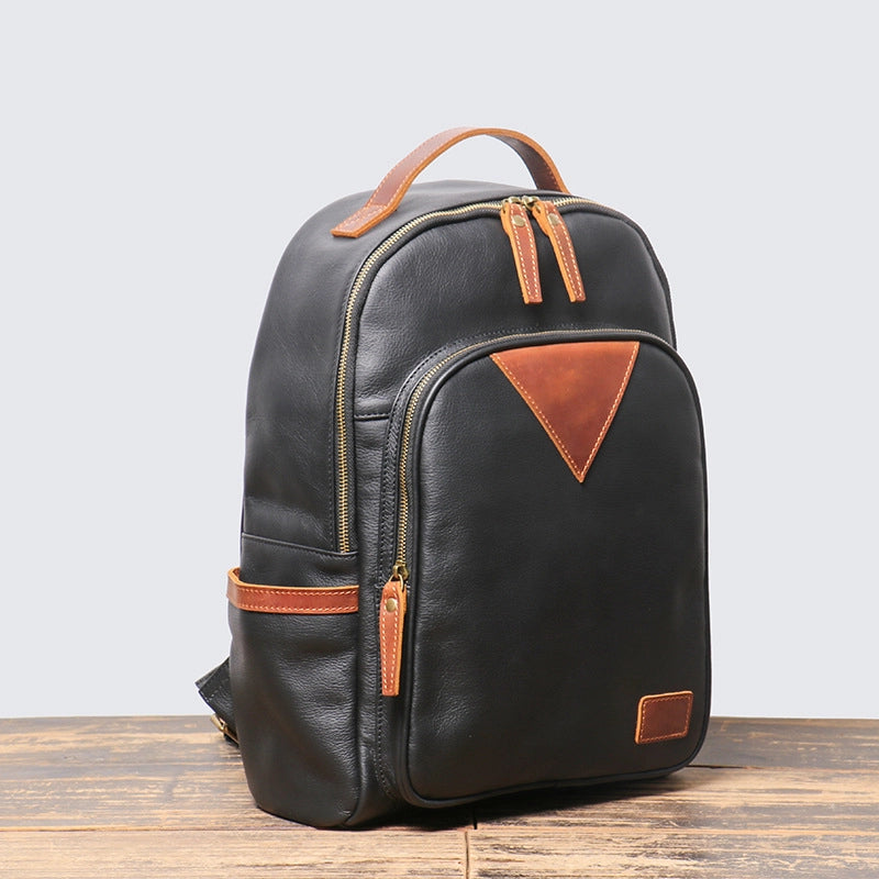 Modern Heritage Full-Grain Leather Laptop Backpack