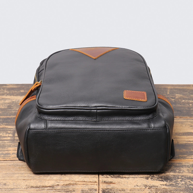 Modern Heritage Full-Grain Leather Laptop Backpack