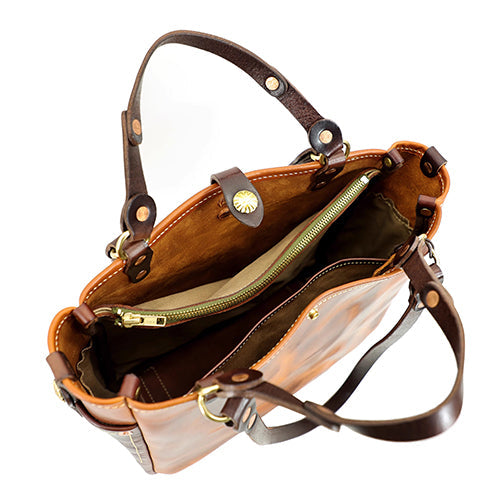 Vintage Italian Leather Tote Bag