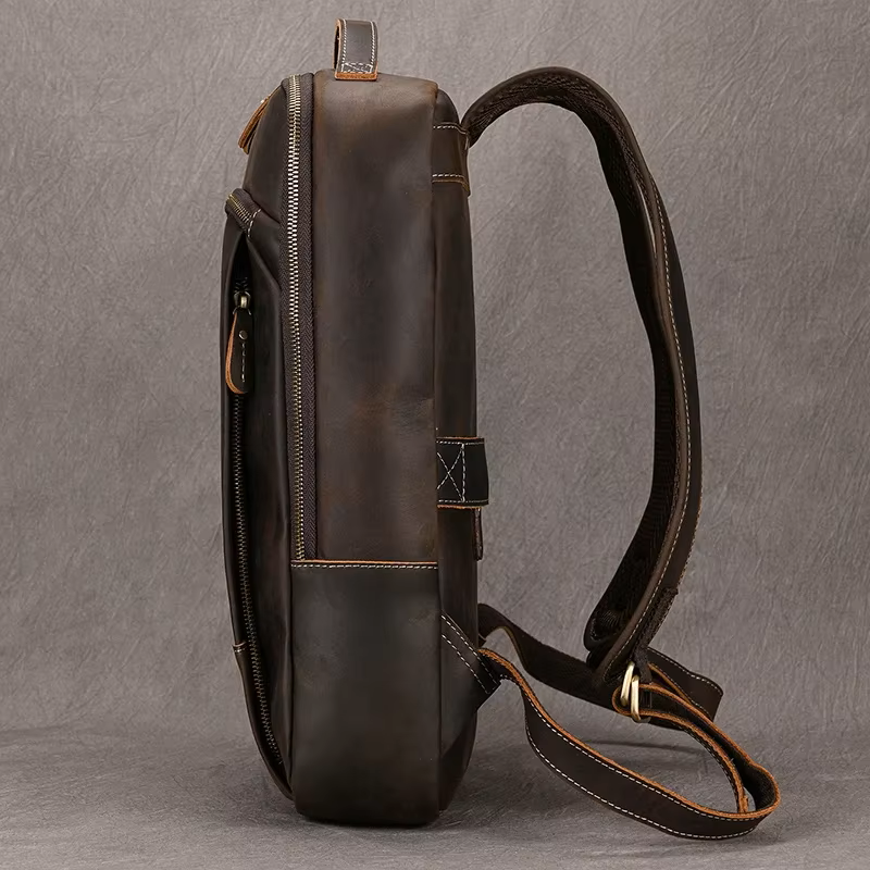 Premium Cowhide Leather Backpack