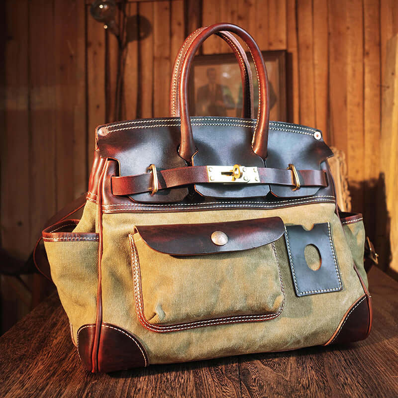 Heritage Canvas Leather Carryall