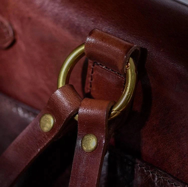 Vintage Artisan Leather Backpack