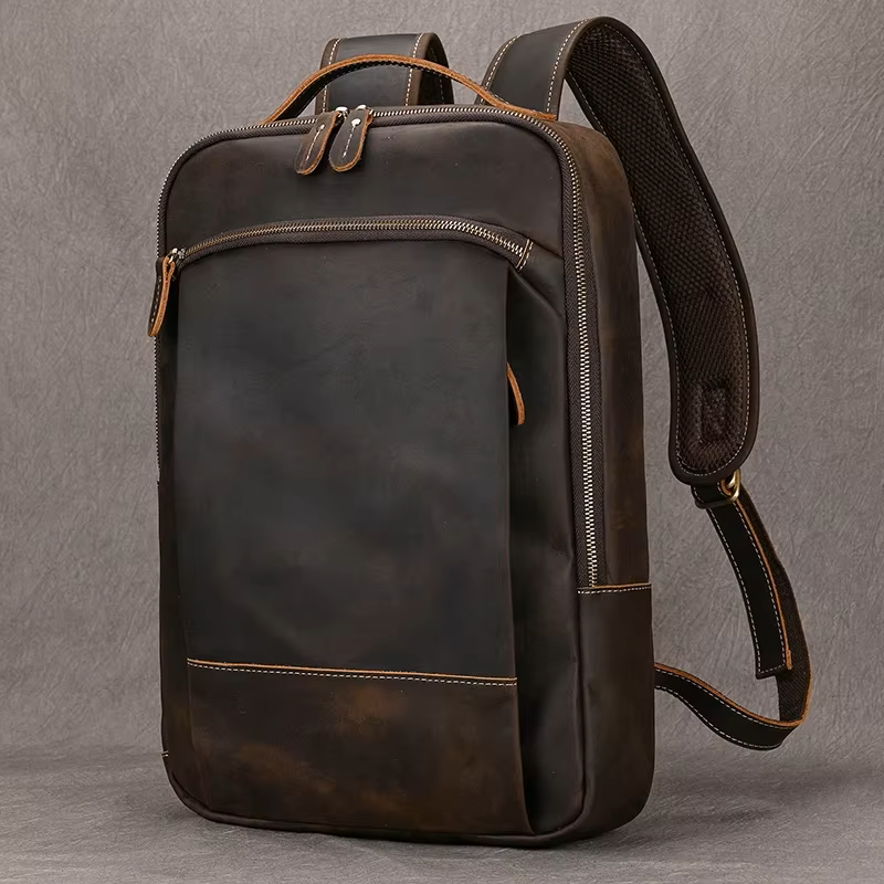 Premium Cowhide Leather Backpack