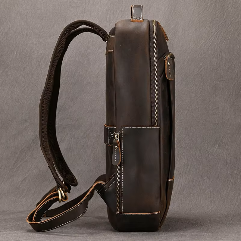 Premium Cowhide Leather Backpack