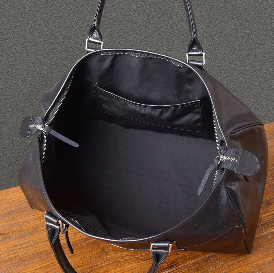 Classic Leather Weekender Bag