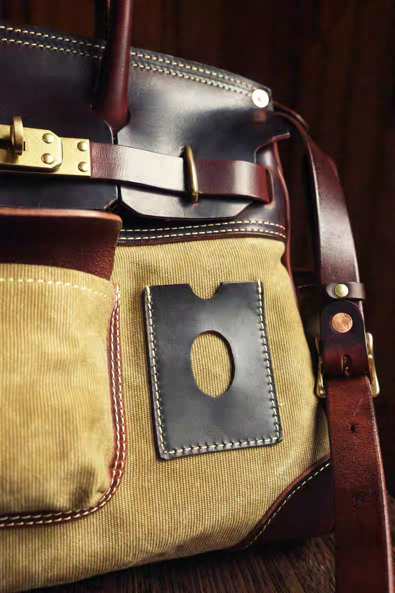 Heritage Canvas Leather Carryall