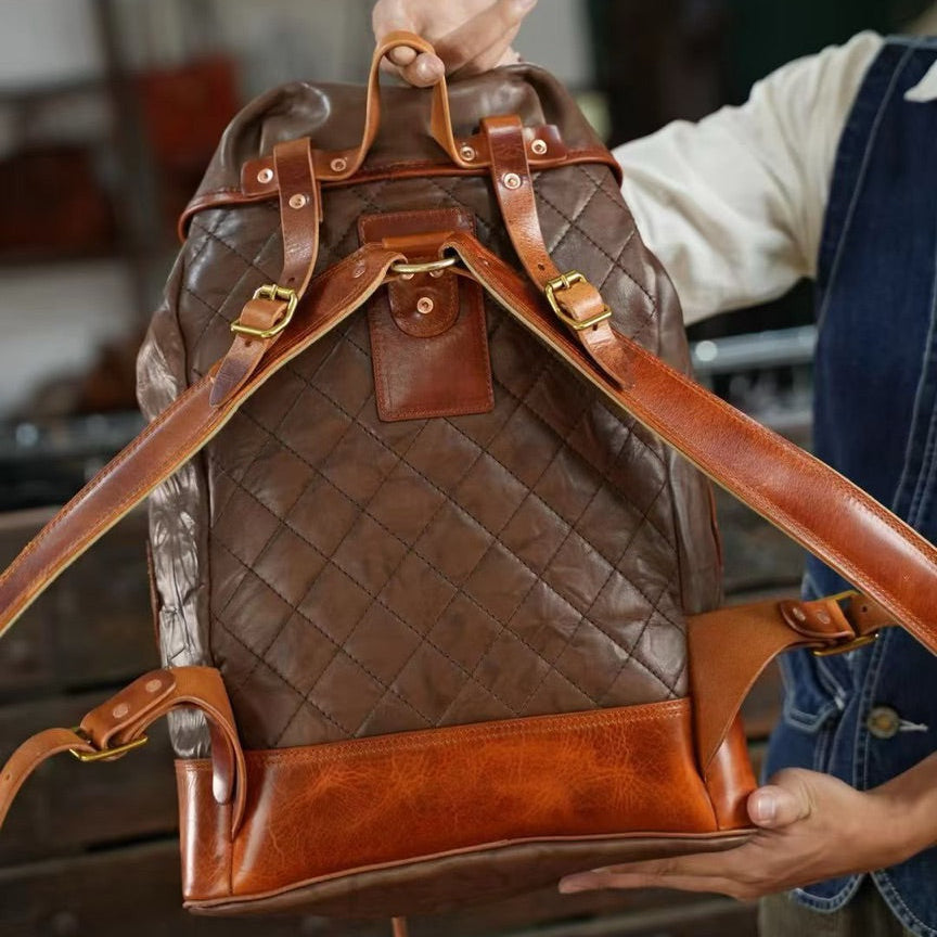 Frontier Full-Grain Leather Backpack