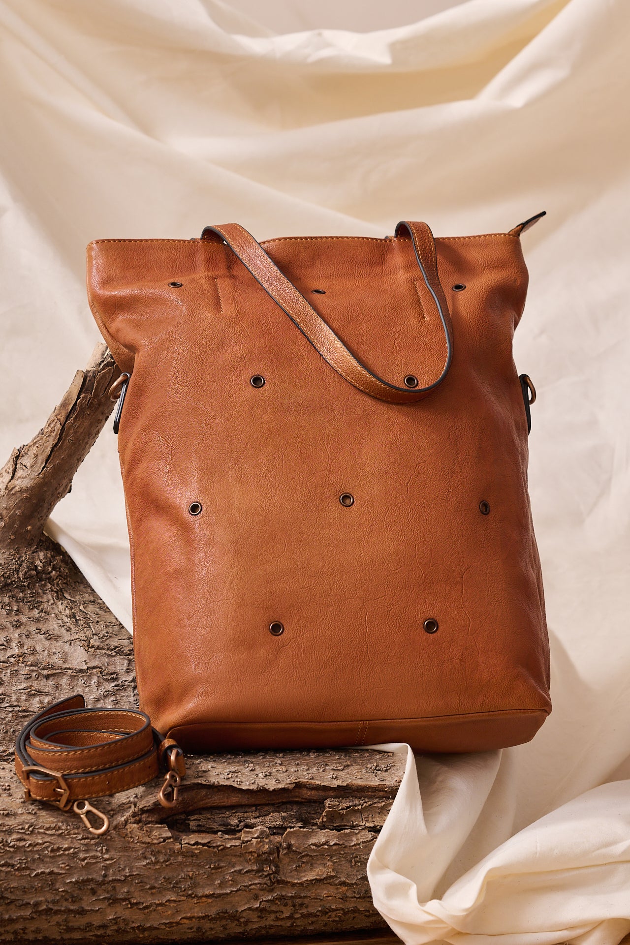 Cowhide Leather Tote Bag