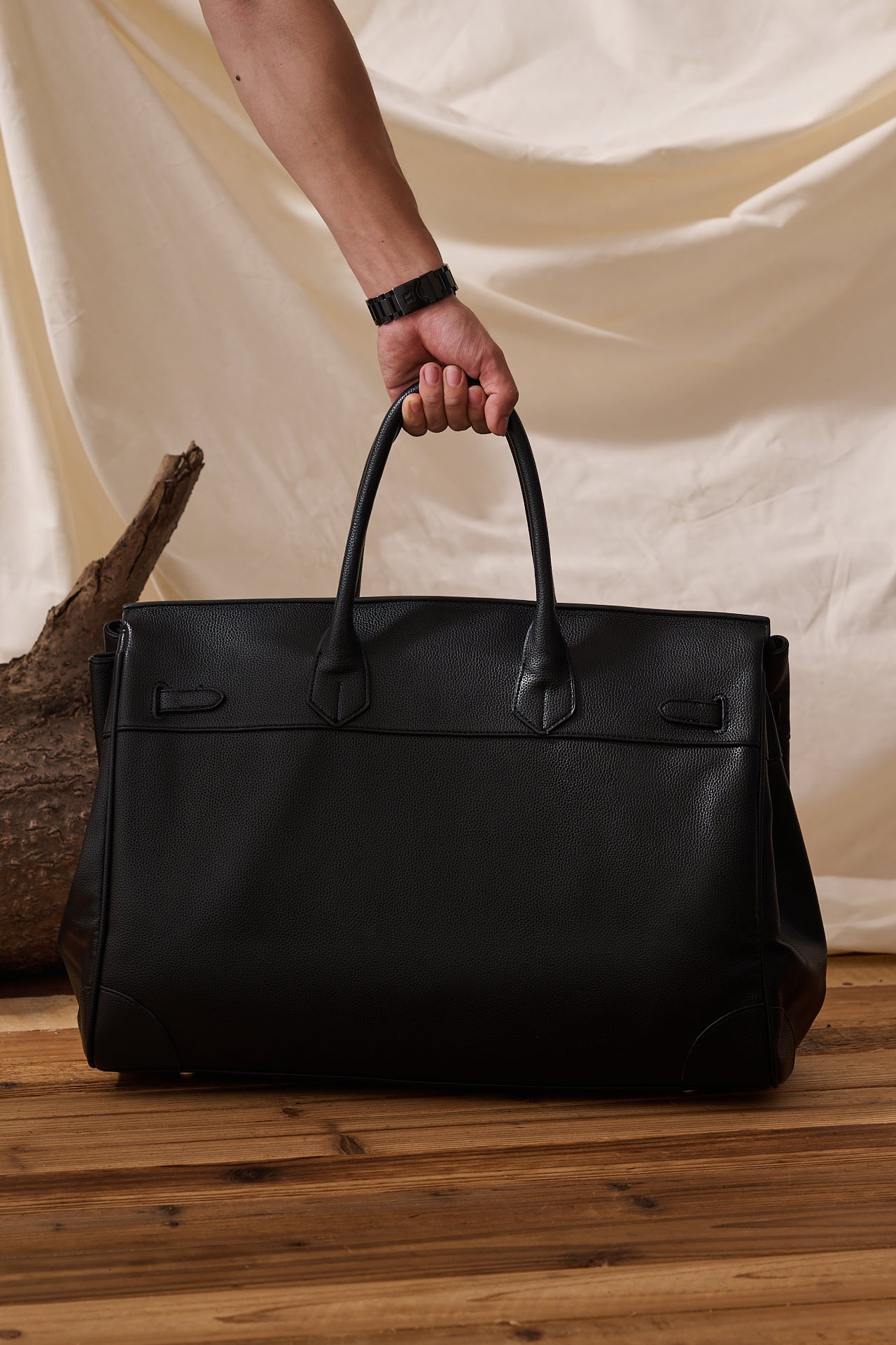 The Executive Leather Travel Tote