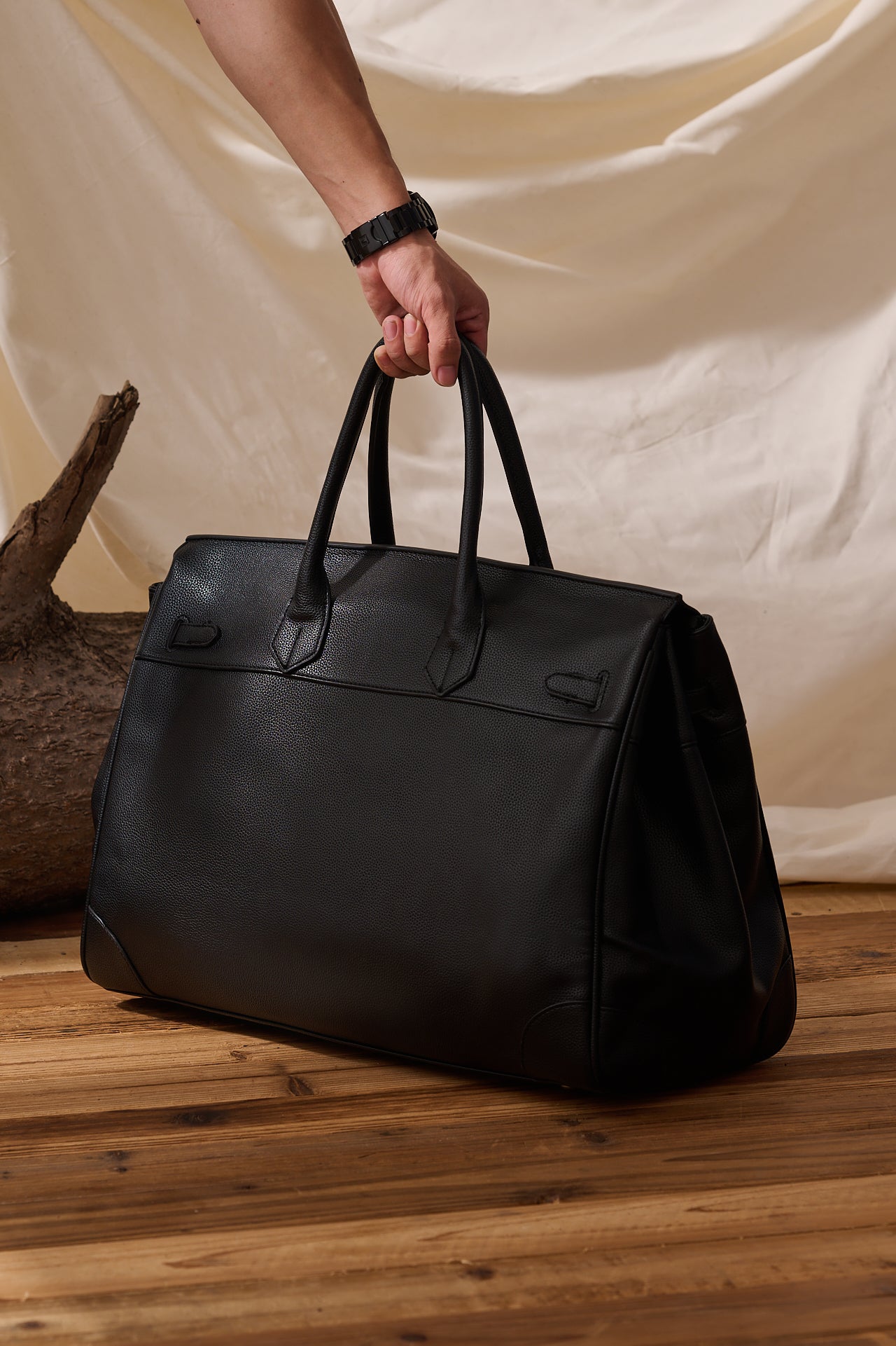The Executive Leather Travel Tote
