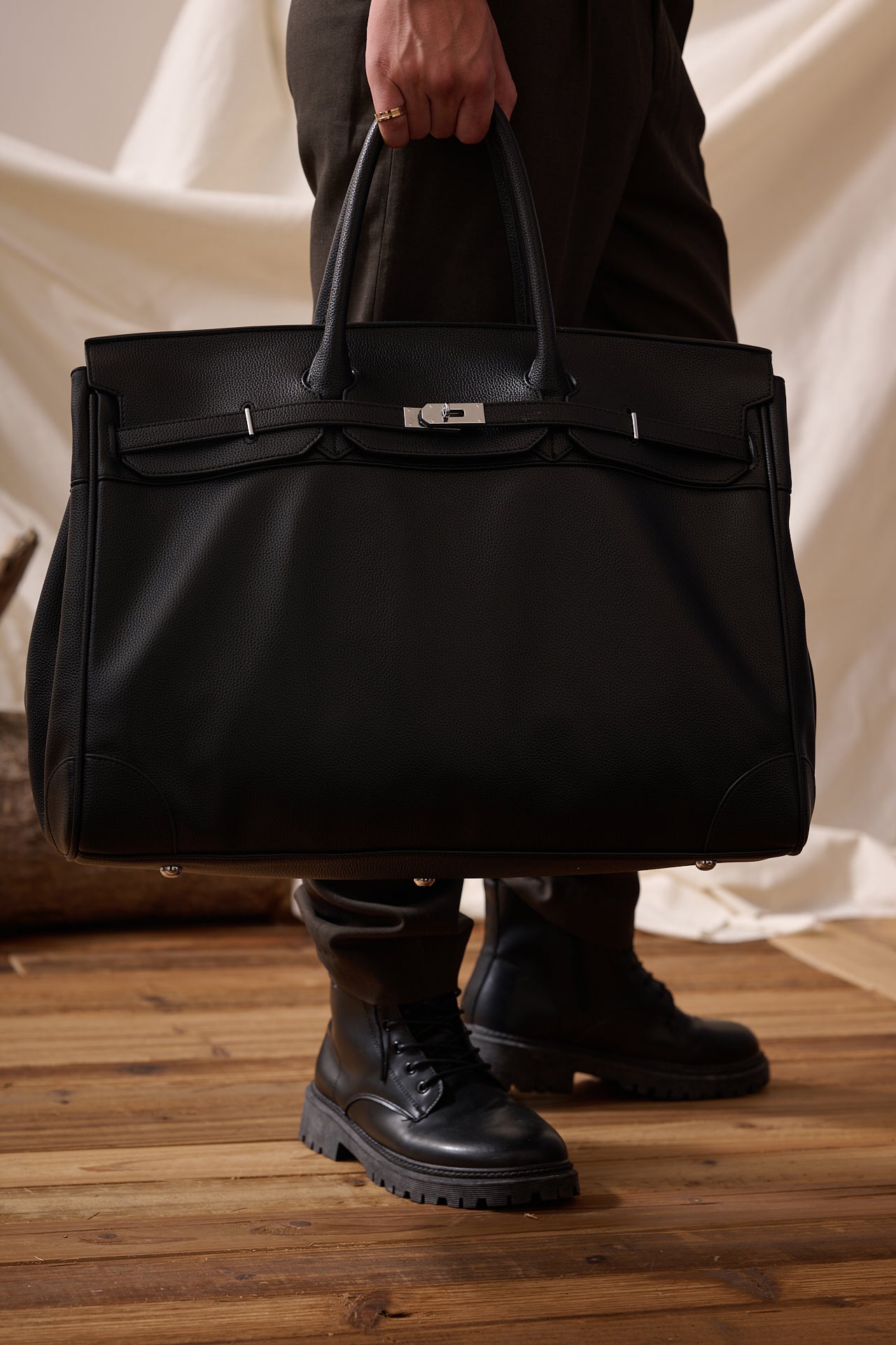 The Executive Leather Travel Tote