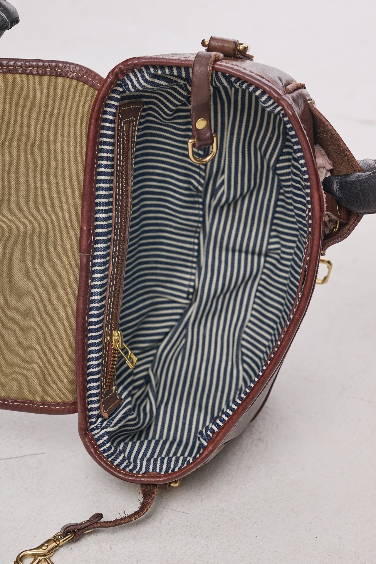 Full grain leather Saddle Bag