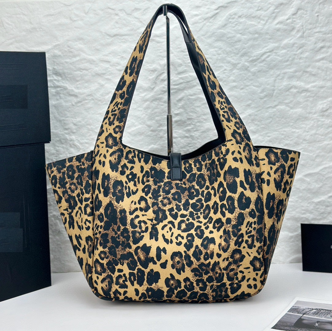 Wild Elegance Leopard Tote