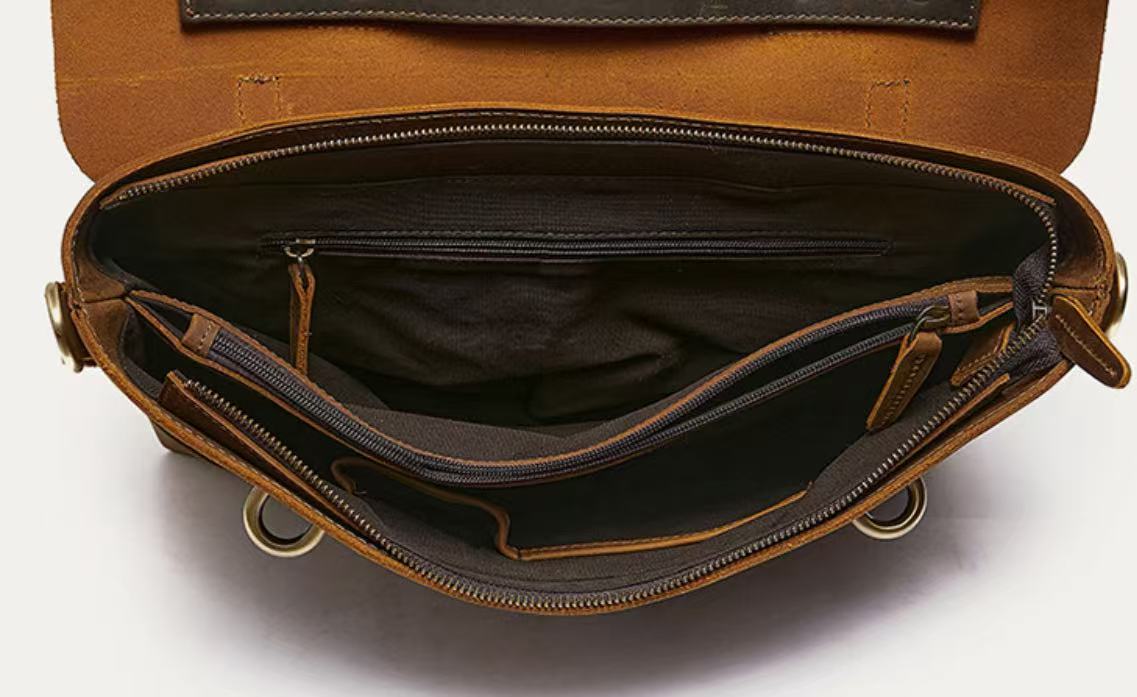 Vintage Leather Briefcase