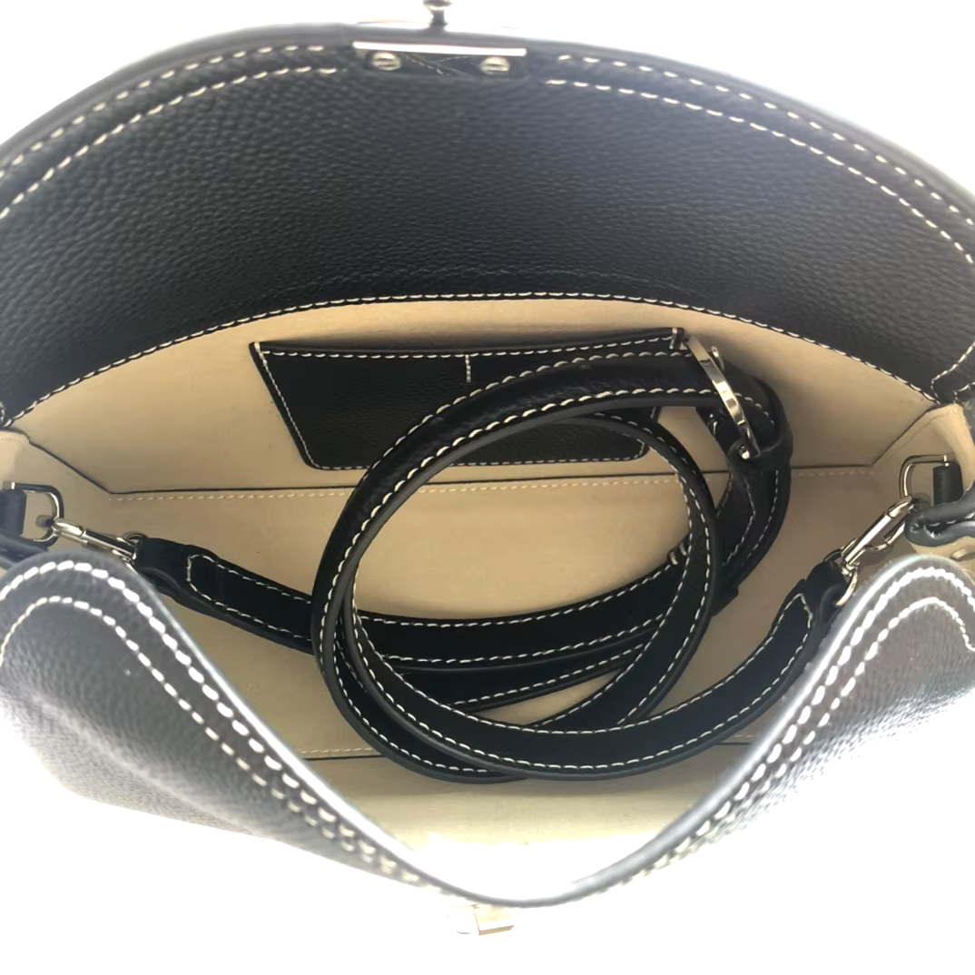 Classic Leather Shoulder Bag