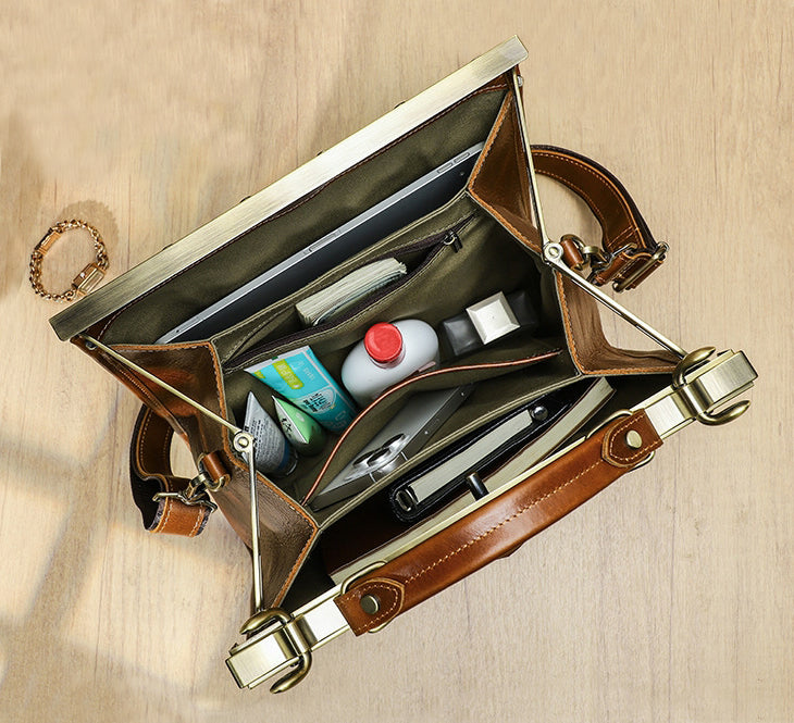 Vintage Leather Doctor Bag