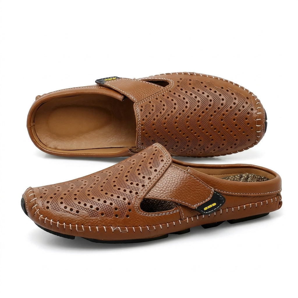 Verona Braided Leather Slip On by Cortfashion