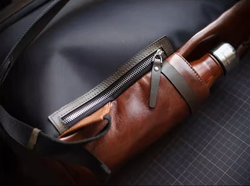 Vintage Craft Genuine Leather Travel Backpack