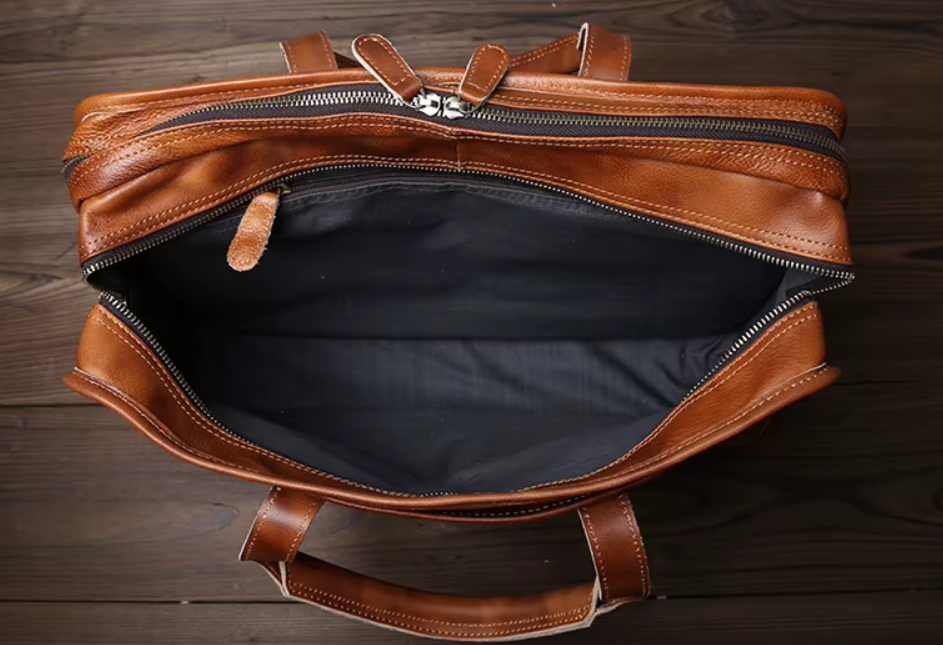 Signature Leather Office Bag