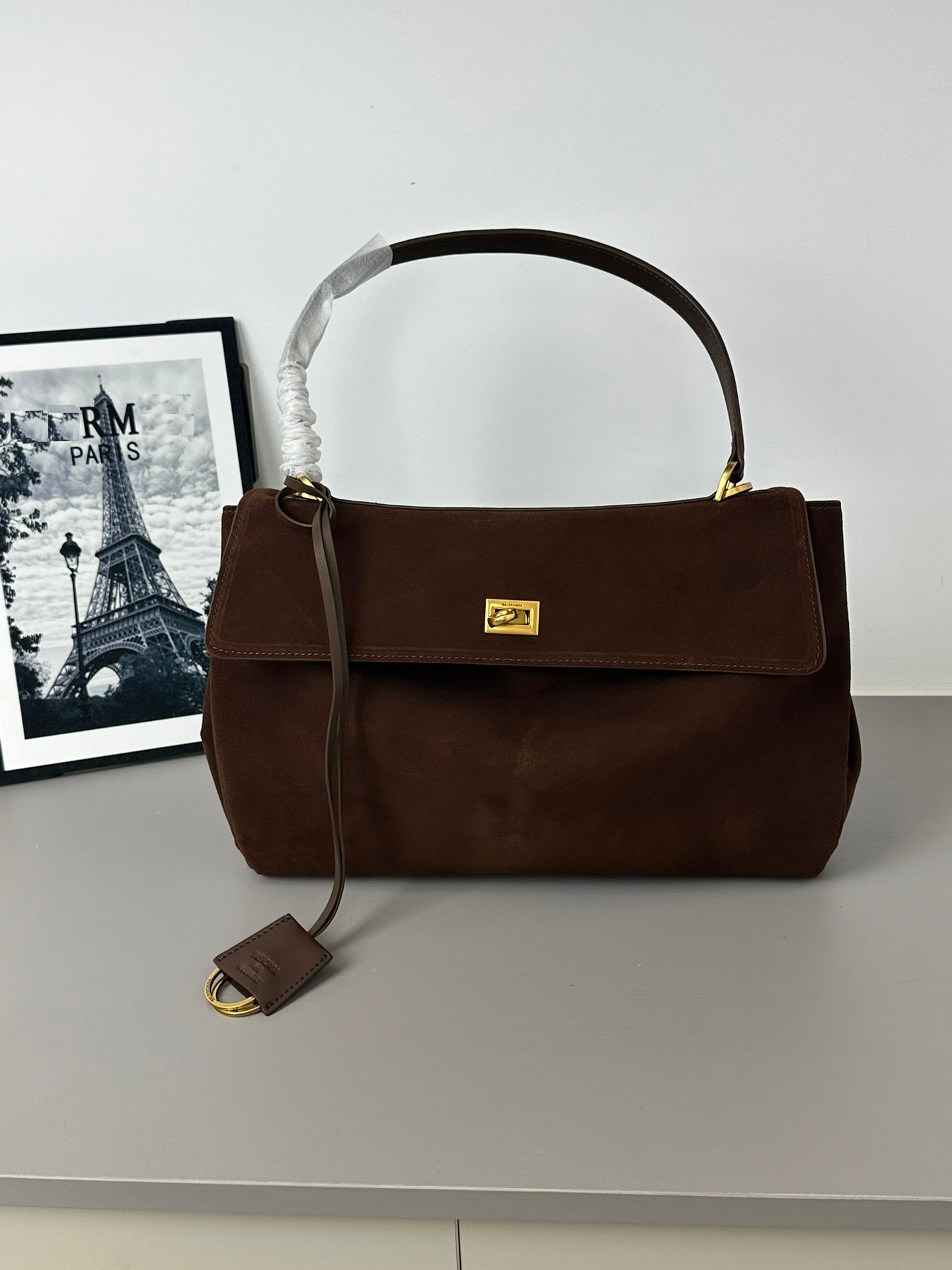 Suede Elegance Shoulder Bag