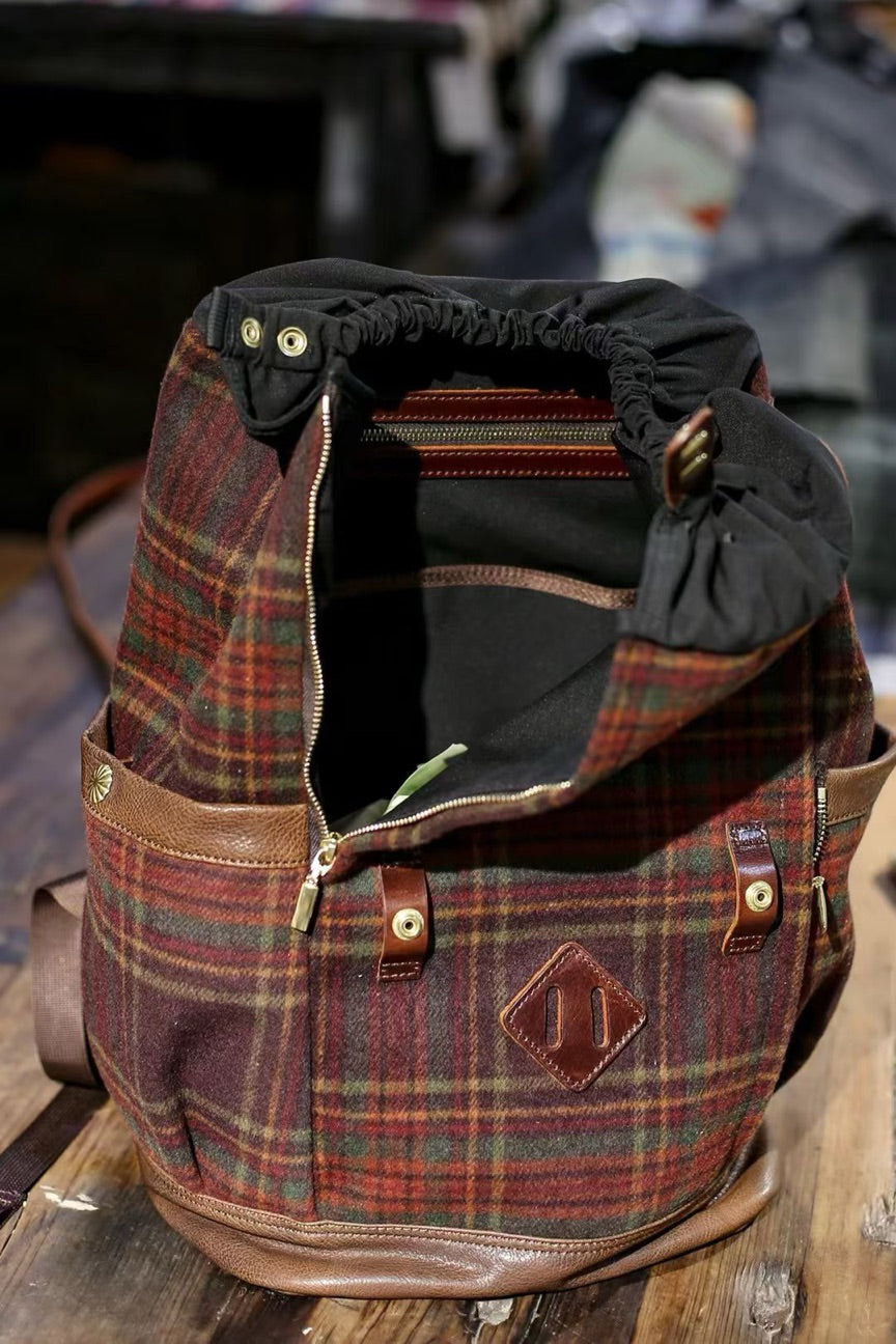Rustic Range Wool Pattern Backpack