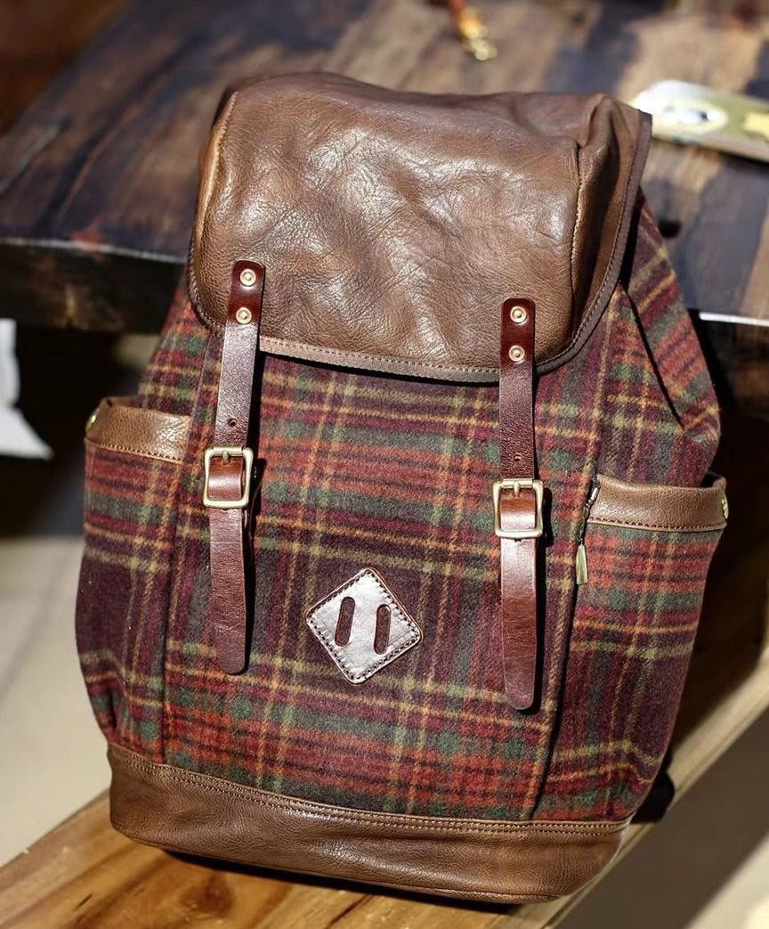 Rustic Range Wool Pattern Backpack