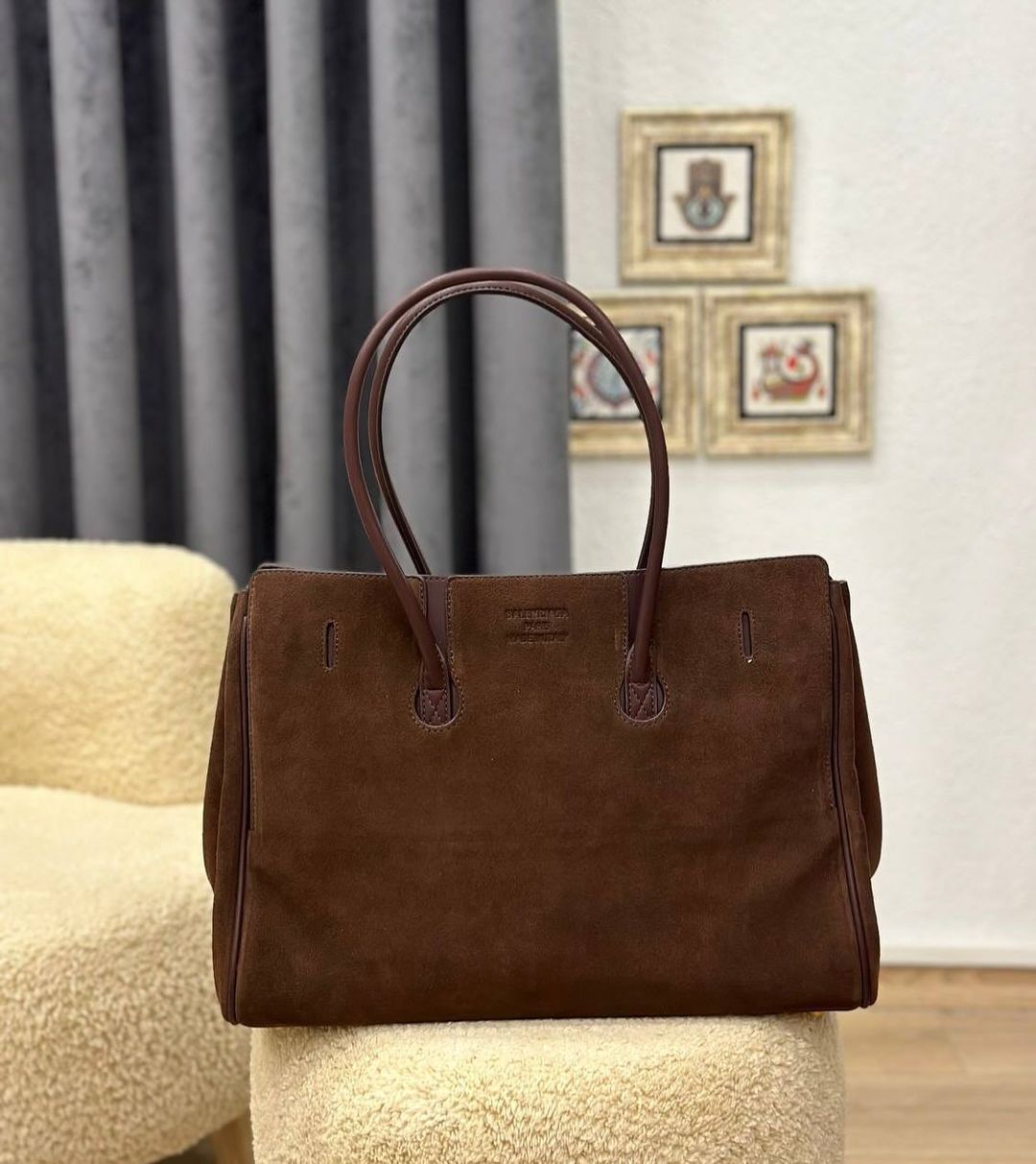 Sophisticated Large suede Tote