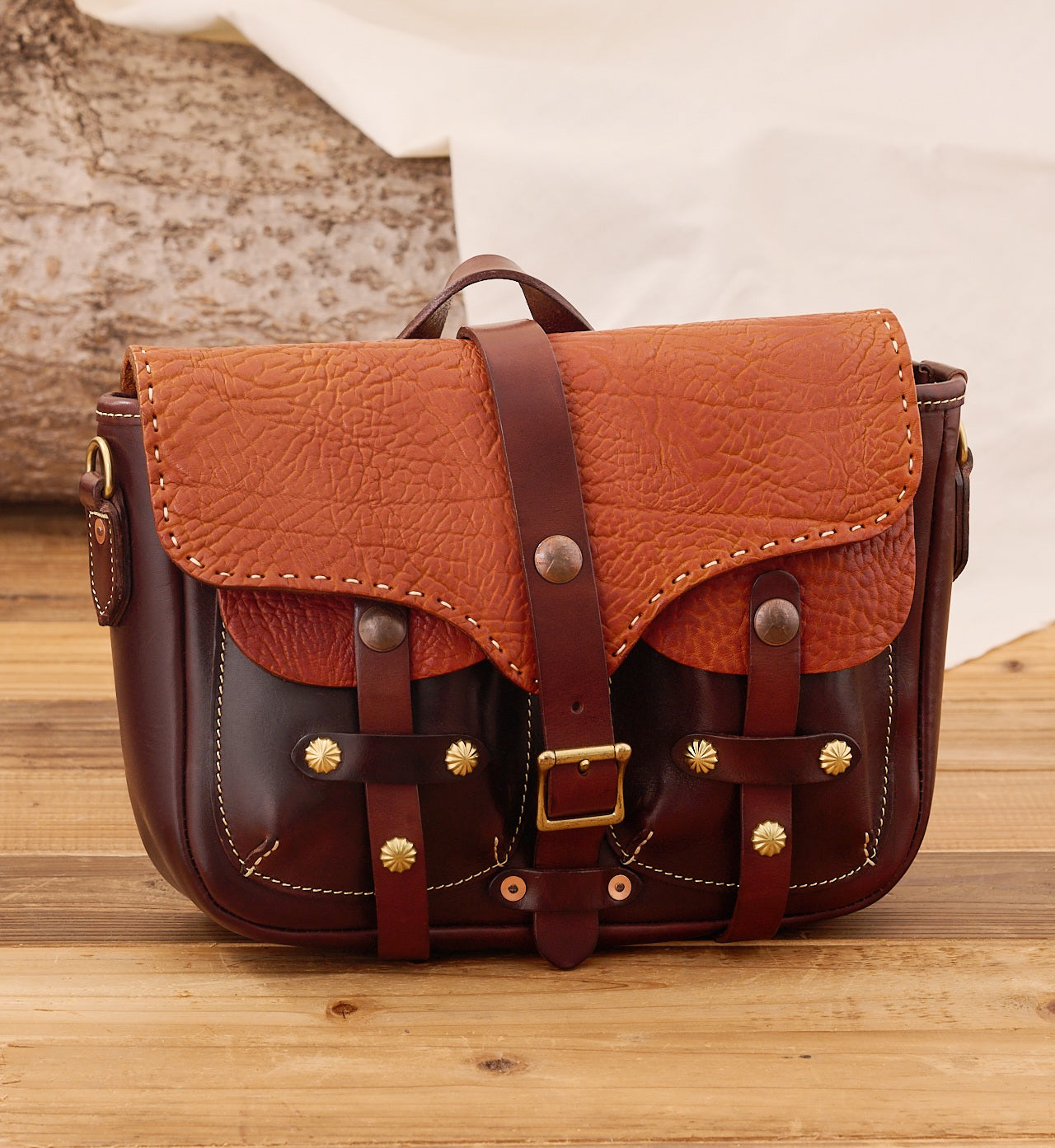 Full Grain Leather Satchel