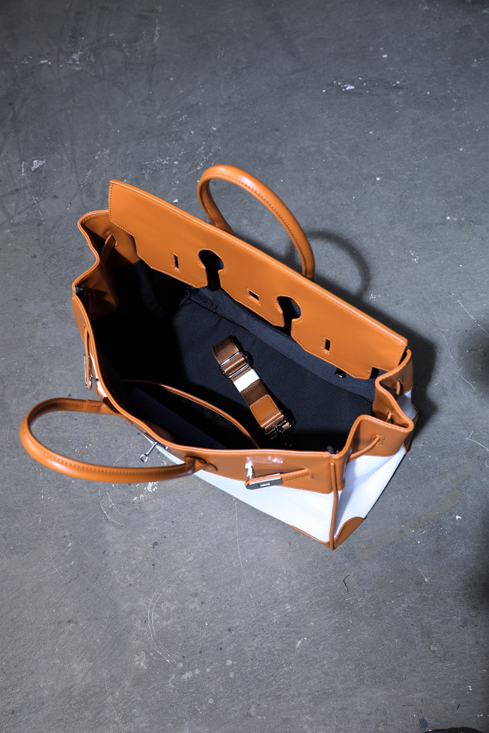 Oversized Canvas Leather Carryall