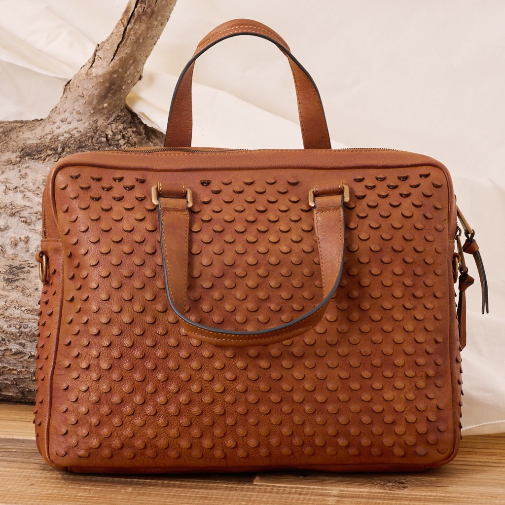 Cowhide Leather Work Bag