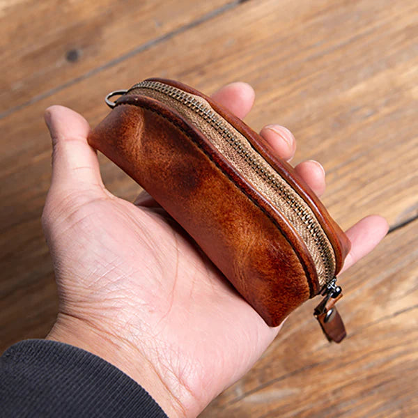 Cowhide Leather Key Case