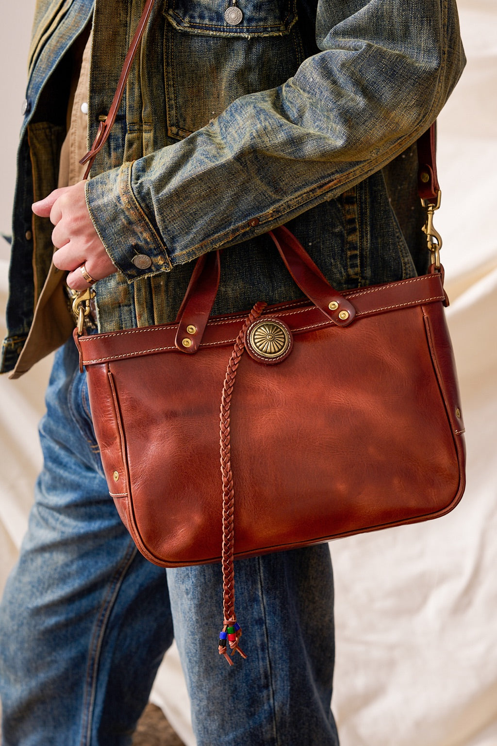 Medium Structured Handbag for Daily Use