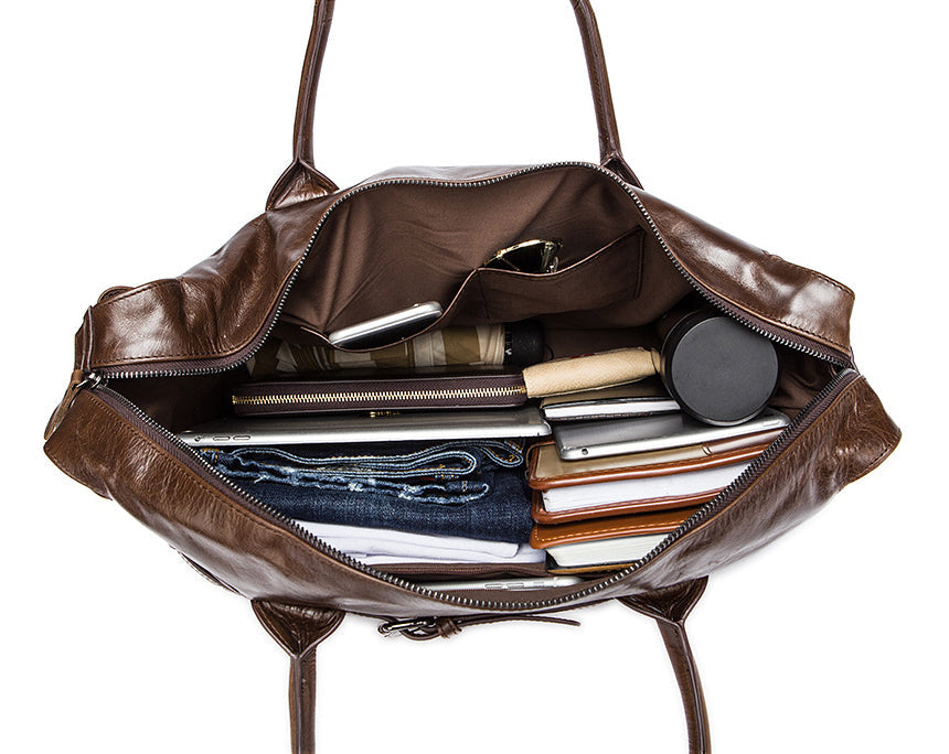 Full Grain Leather Travel Bag