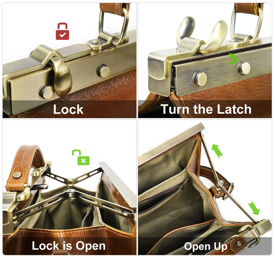 Vintage Leather Doctor Bag