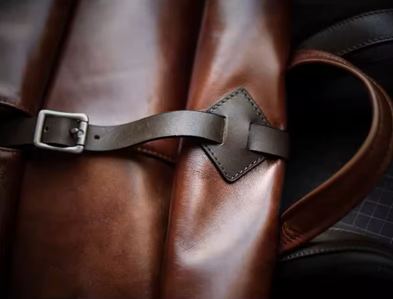 Vintage Craft Genuine Leather Travel Backpack