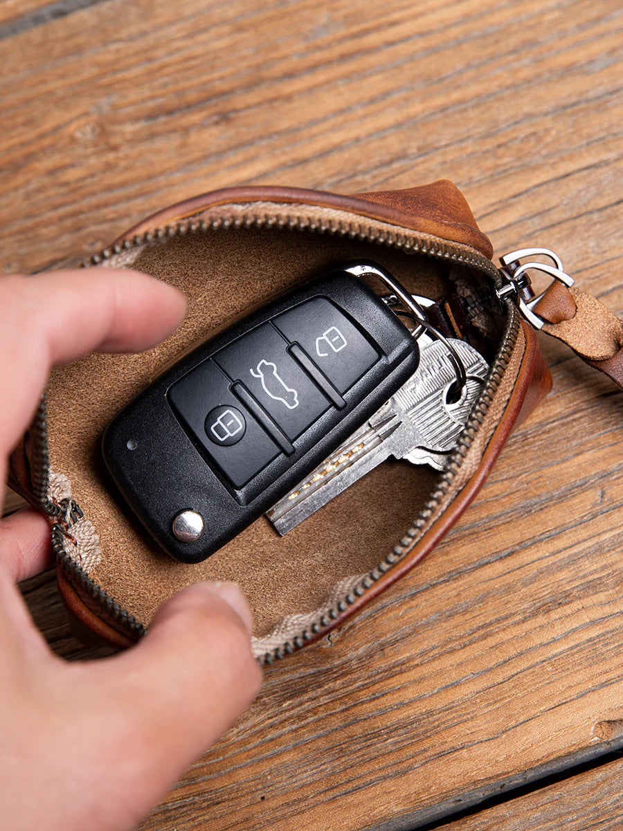 Cowhide Leather Key Case