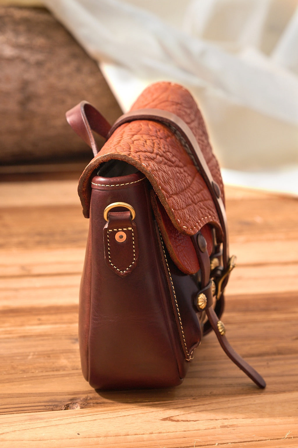 Full Grain Leather Satchel