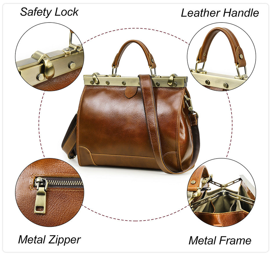 Vintage Leather Doctor Bag