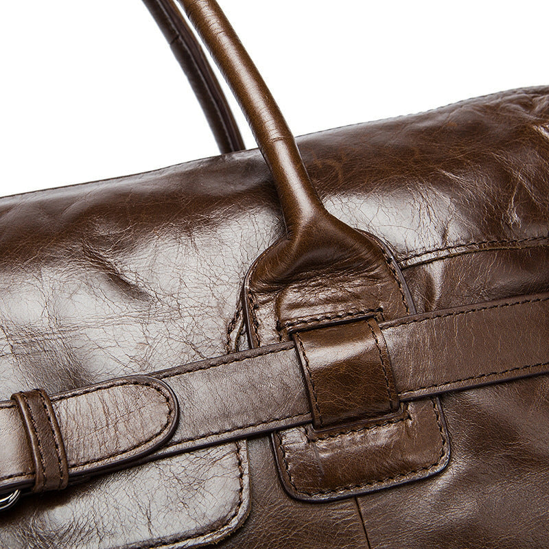 Full Grain Leather Travel Bag