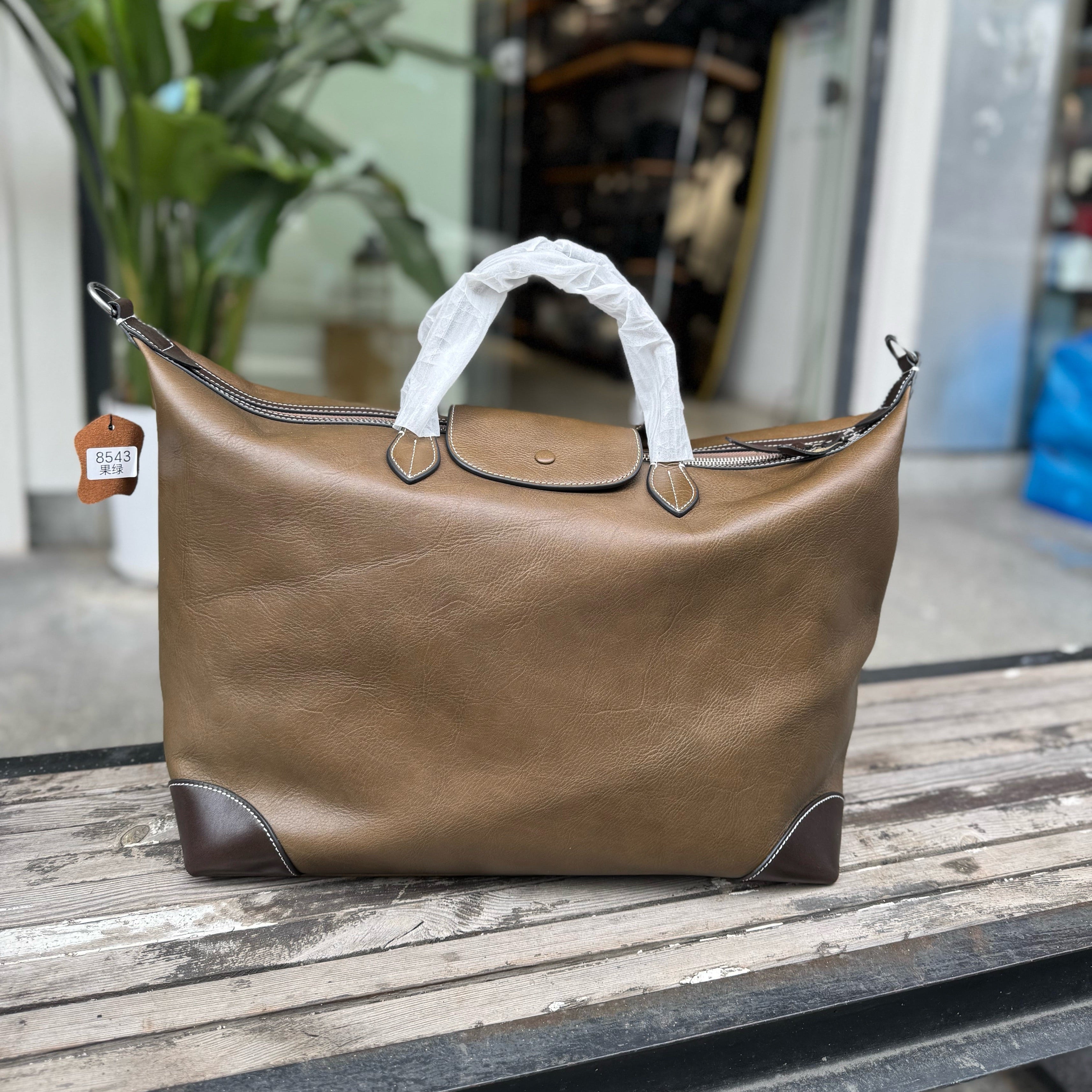 The Voyager Leather Weekender