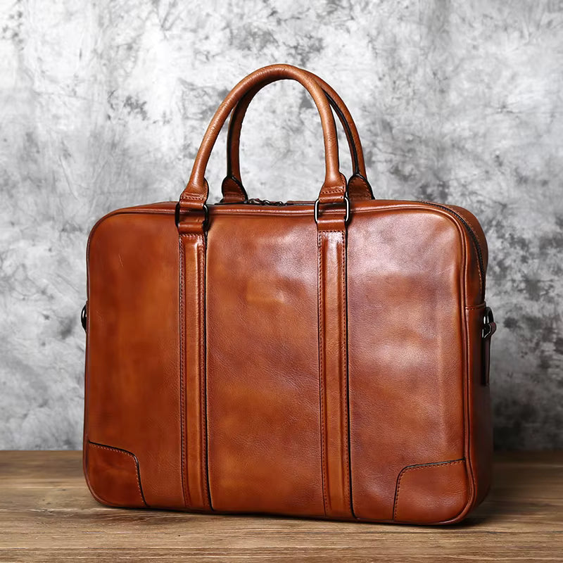 Urban Vintage Leather Briefcase