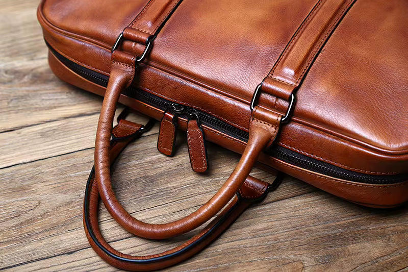 Urban Vintage Leather Briefcase