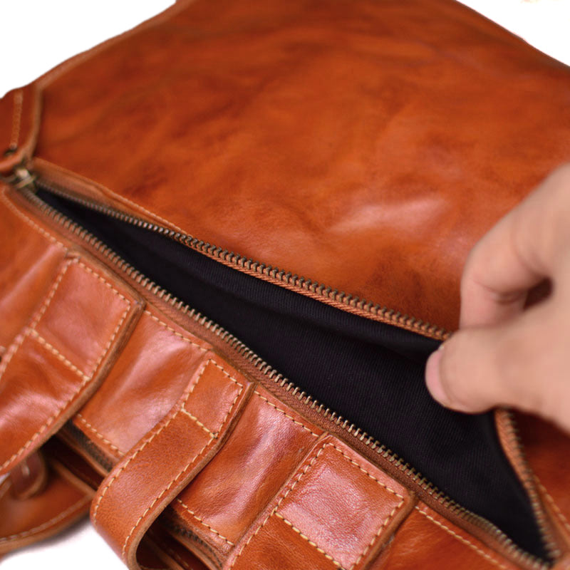 The Cort Executive Leather Briefcase
