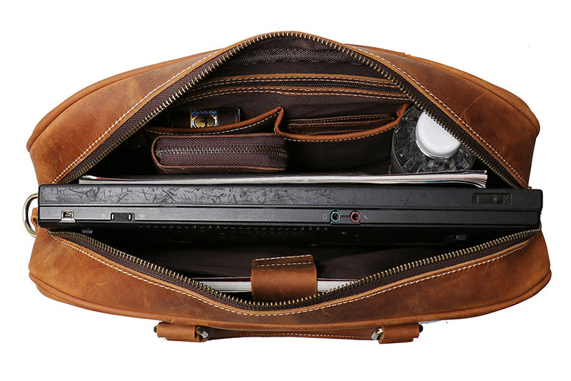 Prestige Full-Grain Leather Work Bag