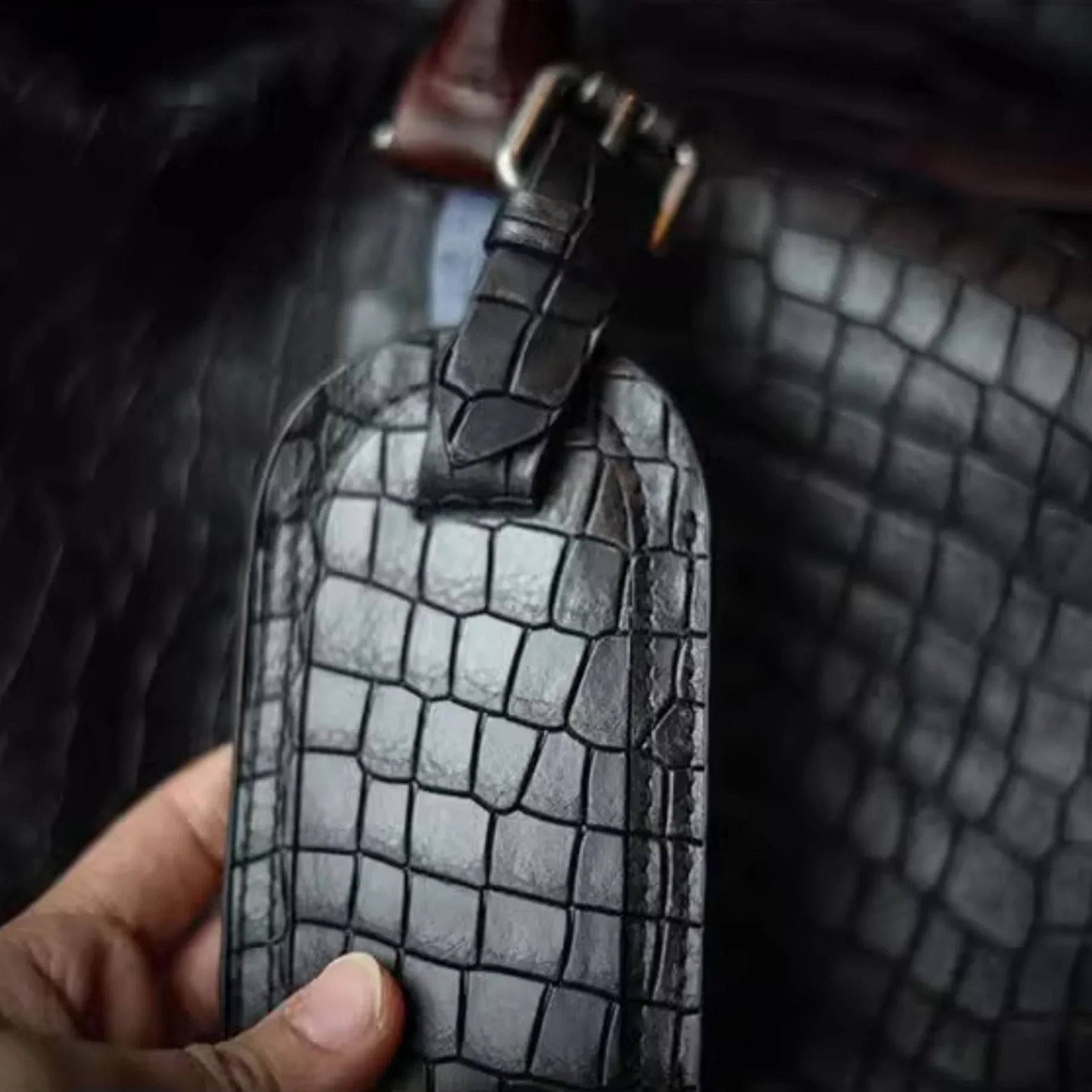 Italian Full Grain Leather Duffle Bag