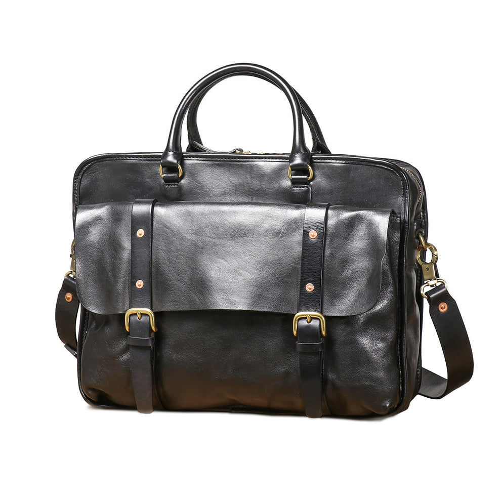 Leather Messenger Bag